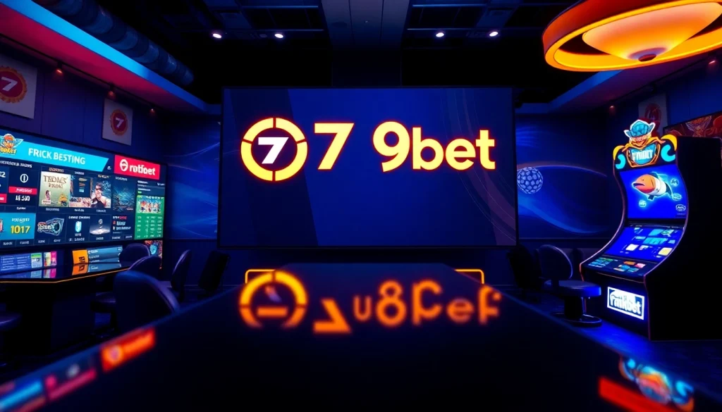 Engaging online gaming scene with 789bet logo and interactive betting options.