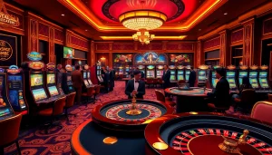 Experience the thrill of winning at raja toto88 casino with vibrant gaming and luxurious settings.