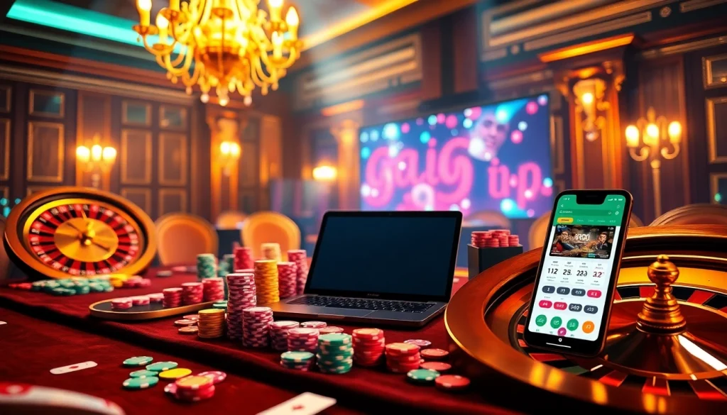 Trải nghiệm sự phấn khích khi đặt cược bằng ứng dụng BetVIP giữa những yếu tố sòng bạc sống động.