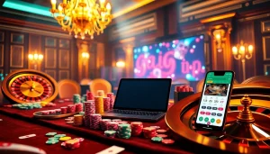 Trải nghiệm sự phấn khích khi đặt cược bằng ứng dụng BetVIP giữa những yếu tố sòng bạc sống động.