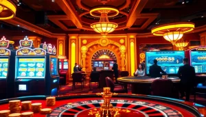 Experience the excitement of good88 as players engage at a vibrant casino table.