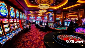 Experience thrilling games at 68win net with vibrant slot machines and poker tables.