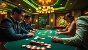 Experience high-stakes poker at hay.win, featuring vibrant chips and intense player strategies.