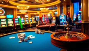 Engaged players enjoying poker and roulette at 789bets casino, showcasing high-stakes excitement.