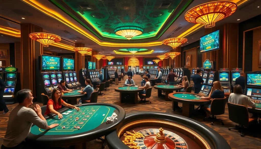 Players enjoying their thrilling experience at Luckywin club with dynamic casino games.