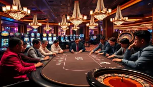 Experience thrilling high-stakes gaming at okfun's luxurious casino.