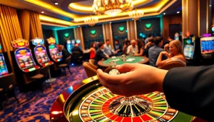 Excited players engaging at a vibrant roulette table, showcasing 789bet com's gaming thrills.