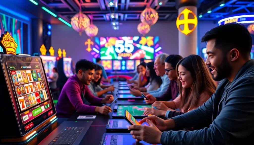 Experience exhilarating gaming on 55DD with diverse games and a vibrant platform.