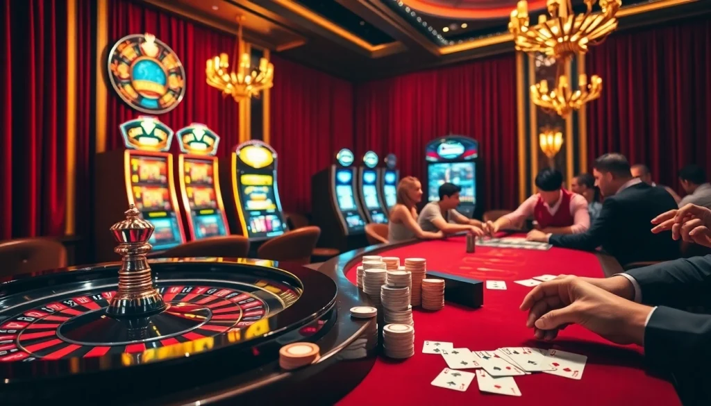 Experience the thrill of winning at https://j88.gives/ with vibrant casino games and luxurious surroundings.