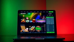 ABC999 online betting platform showcasing engaging 3D games and live dealer interactions.