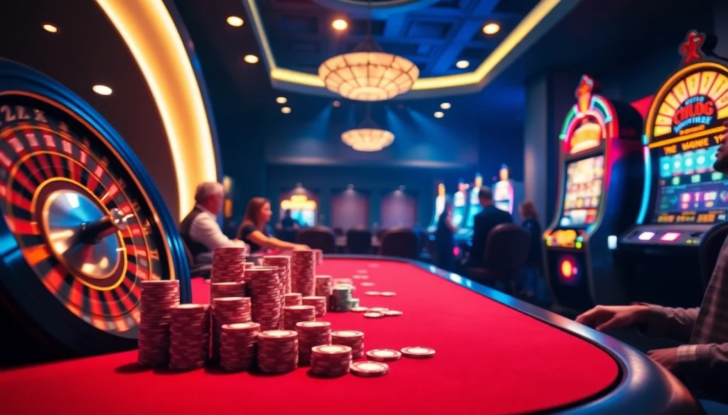 Experience thrilling poker action at sv 388 casino, featuring vibrant tables and high-stakes excitement.