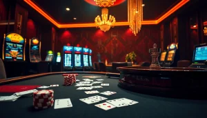 Engage in thrilling gameplay with https://xx88.eu.com/ in this luxurious casino scene.