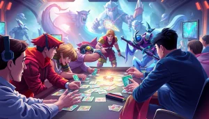 Permainan qq8821 yang seru dan mengasyikkan dengan pemain aktif dan layar digital.