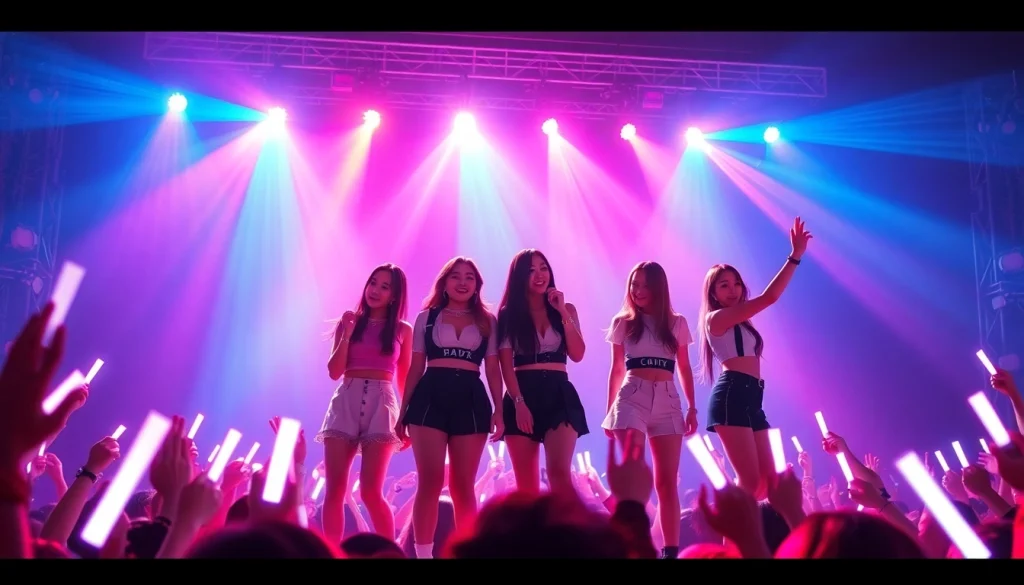 Catch up on Blackpink news featuring their electrifying live performance and energetic crowd.