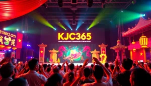 KJC365 entertainment event showcasing vibrant performances and diverse attendees.
