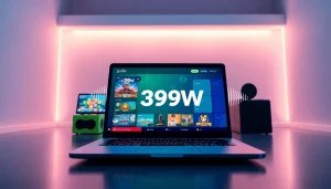 Engaging visual representation of the 399W online betting platform experience.