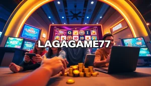 LAGAGAME77 online gaming platform with exciting visuals and interactive gameplay.