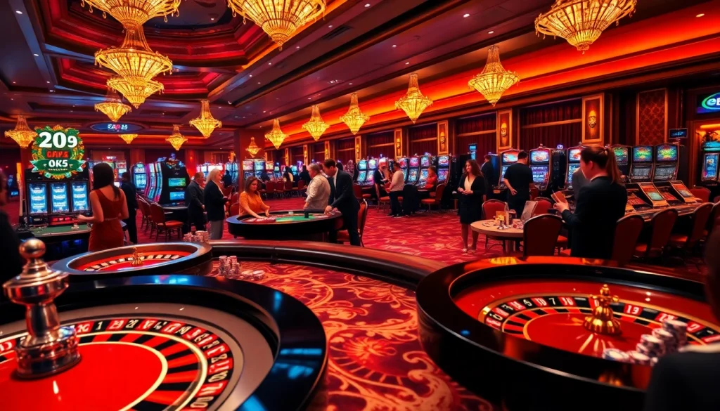 Engage in thrilling gameplay at OK365 with exquisite casino aesthetics and immersive betting experience.