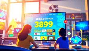 Engaging digital scene of 399W platform showcasing casual games and sound experiences.