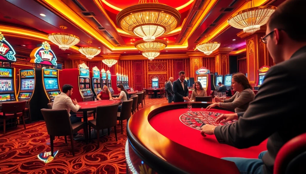 Players enjoying an exciting game at Haywin's online casino, showcasing vibrant gaming action.