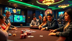 Engage in thrilling gameplay with link alternatif sbobet at a luxurious casino table.