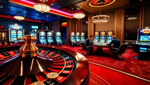 Players engaged in thrilling casino games at nova88, showcasing excitement and high-stakes betting.