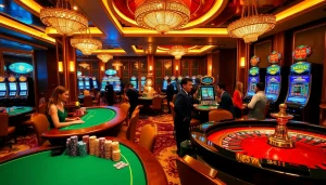 Experience the thrill of winning at 789paka.com with vibrant casino tables and engaged players.