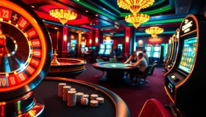 Experience the thrill of au88 gambling at an exciting casino table with players.