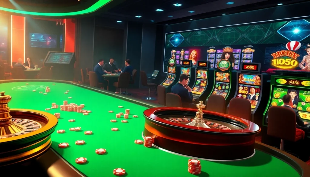Experience thrilling moments at NOHU LIVE casino with vibrant games and engaged players.