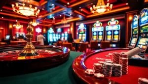 Players enjoying betting action at a luxurious casino with 789PP features.