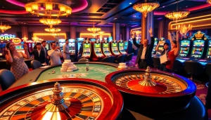 Experience the thrill of winning at nh88 with professional casino tables and vibrant gaming action.