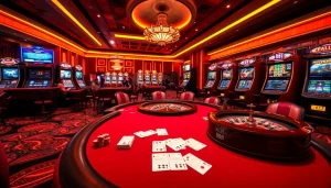 High-stakes gameplay at xin88 casino with poker chips, roulette wheel, and online betting interface.