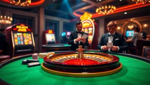 Engage in a thrilling casino game scene at 789f.best, showcasing players at a roulette table.