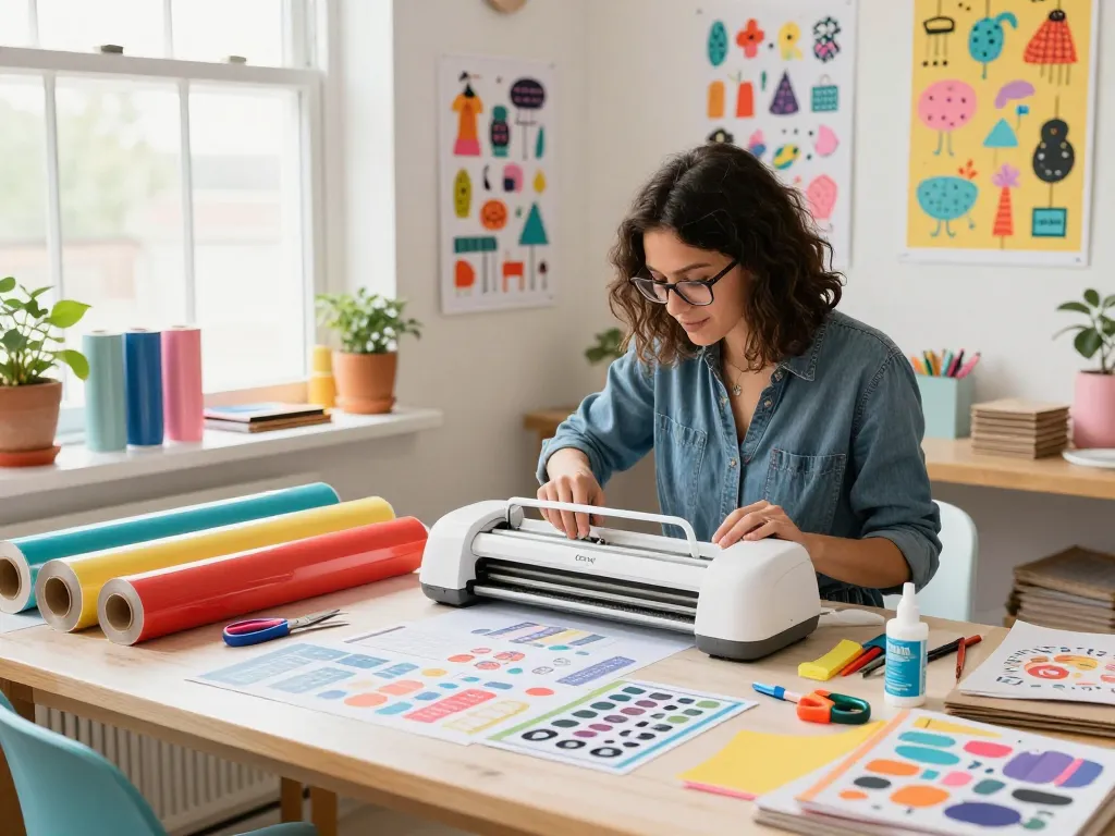Creative crafting with Svg for cricut in a vibrant DIY studio
