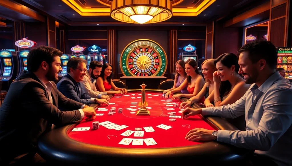 Vivez le frisson du casino en ligne avec des tables de poker vibrantes et des joueurs captivants.