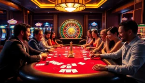 Vivez le frisson du casino en ligne avec des tables de poker vibrantes et des joueurs captivants.