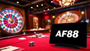 Experience high-stakes gambling at AF88's luxurious poker tables and roulette wheels.