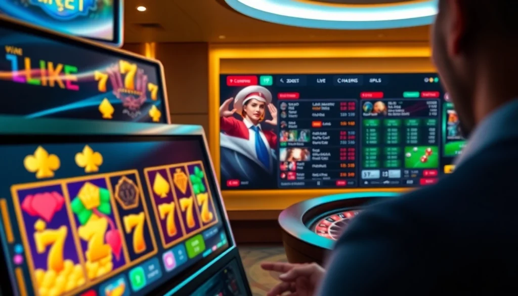 A player celebrating a win on the V9bet online slot machine with colorful graphics and exciting animations.