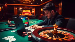 Vivez l'excitation des enjeux élevés dans un casino en ligne dynamique avec des jeux en direct et des visuels riches.