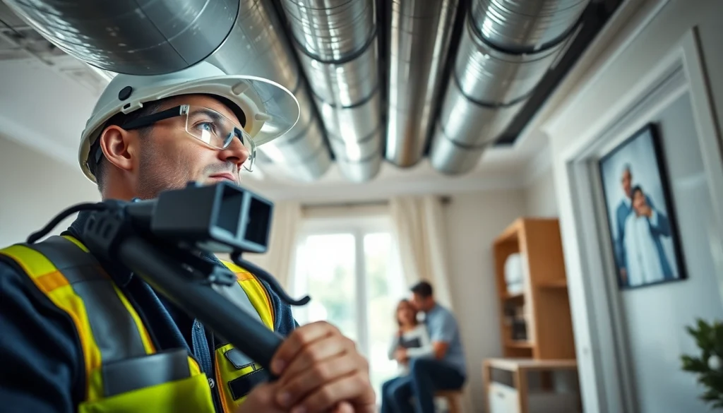 Professional air duct cleaning service improving indoor air quality with certified technicians.