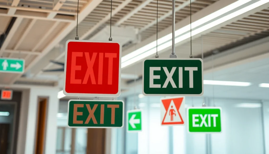 Ensure fire safety signage Kenya is visible and effective in office spaces.