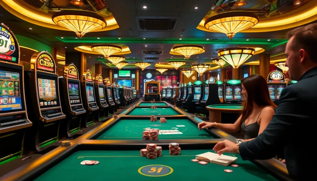 Players enjoying the c168 game experience at a luxurious online casino.