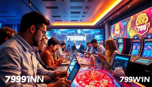 Engaging online gaming scene representing 789WIN's vibrant gambling environment.