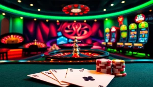 Engage in thrilling gameplay at https://68vip.sh/ with vibrant casino tables and cards.