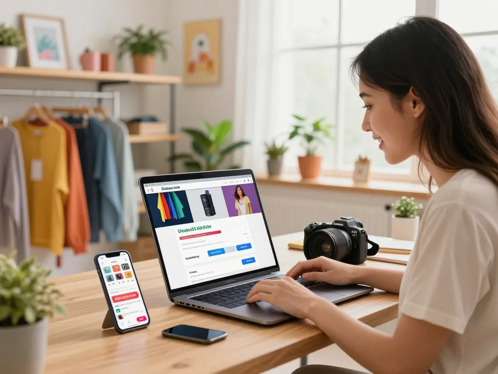 Engaging shopper browsing HUbet88.com for exclusive offers and newsletter signup