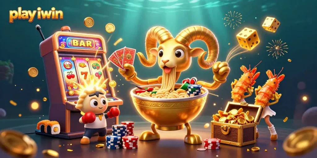 Play iwin and experience the thrill of winning with vibrant 3D casino characters and dynamic game elements.